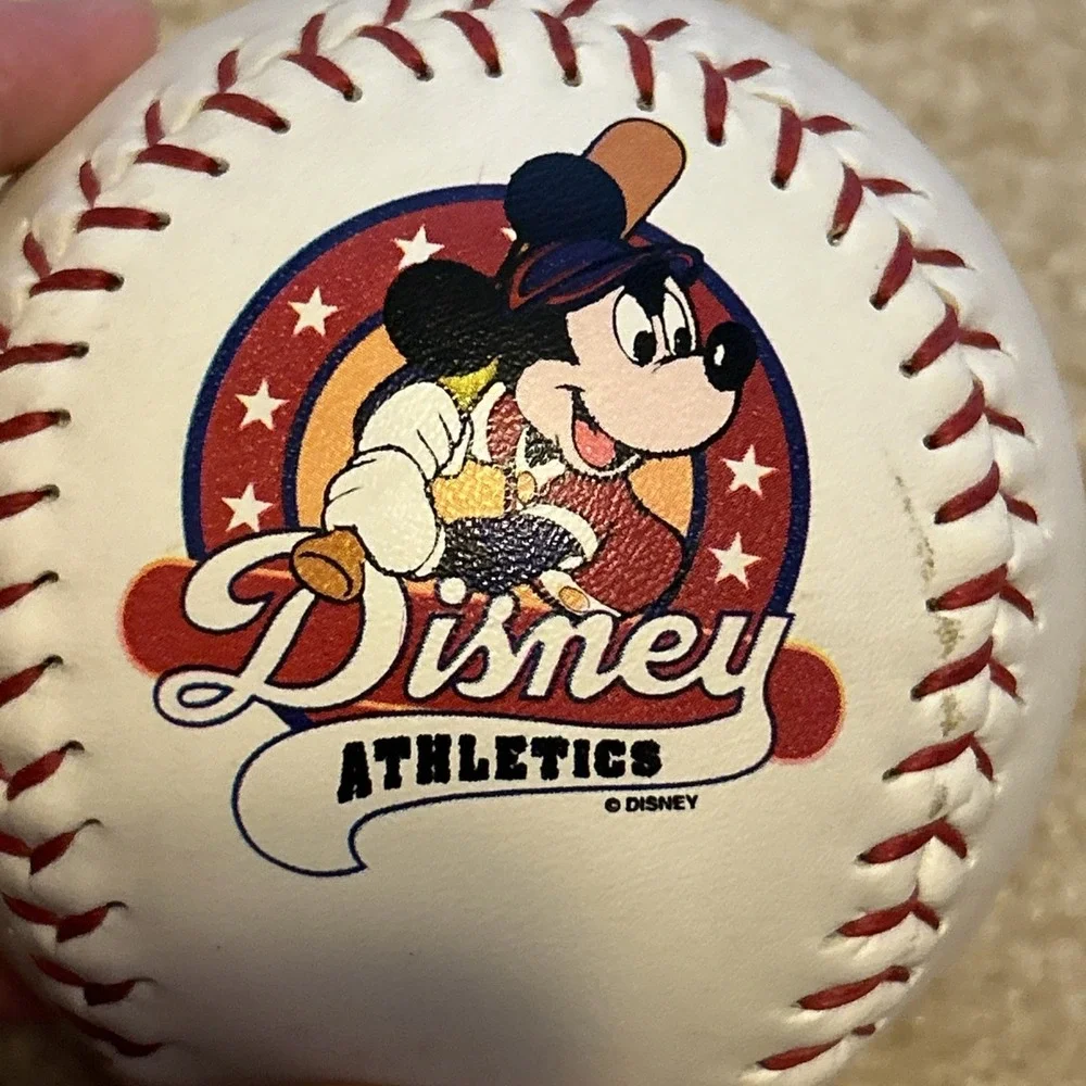 Walt Disney World Baseball Disney Athletics Mickey Mouse Souvenir Ball
